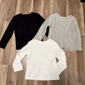 Old Navy Thermal Waffle Long Sleeve Shirt Set, Size 5T